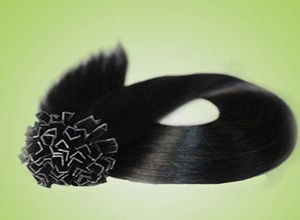 V Tip black hair extension exporters from India